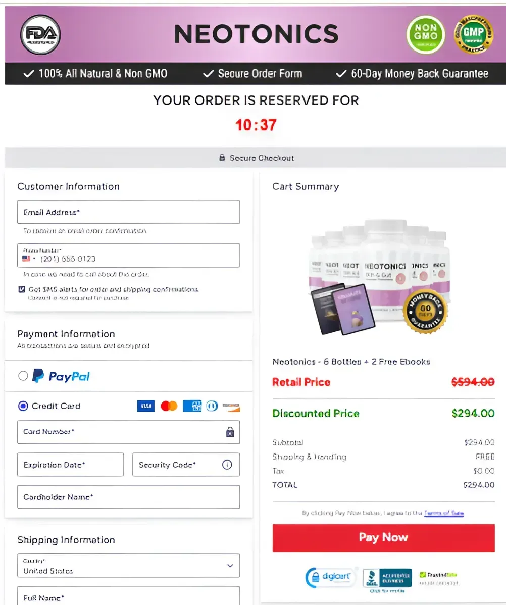 Neotonics   supplement