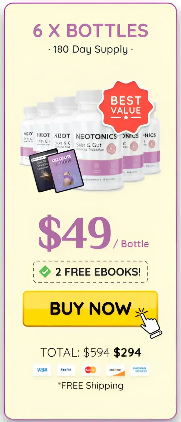 Neotonics   6  botlles pricing