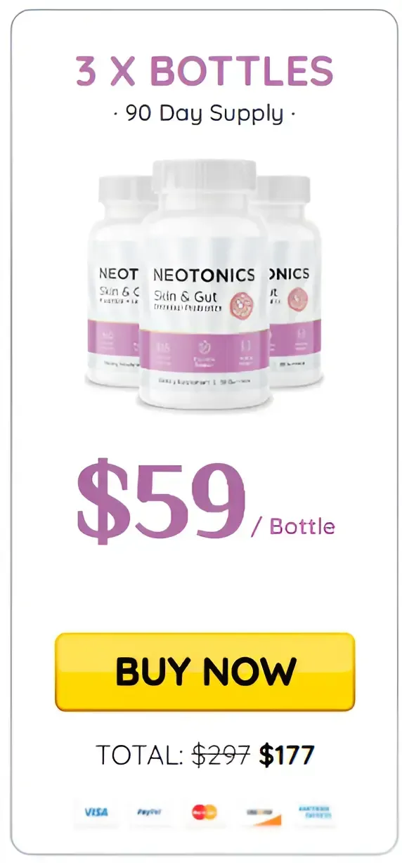 Neotonics   3 botlles pricing