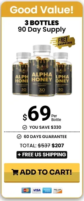 alpha honey 3 botlles pricing