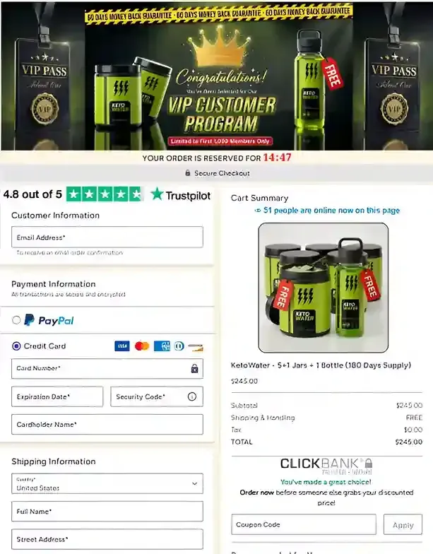 KetoWater supplement