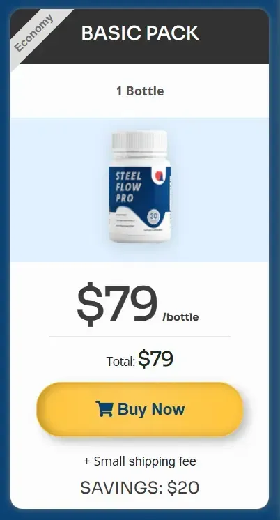 Steel Flow Pro 1 botlles pricing