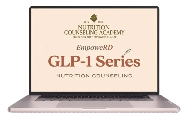 EmpoweRD  GLP-1 Nutrition Counseling Series Mockup