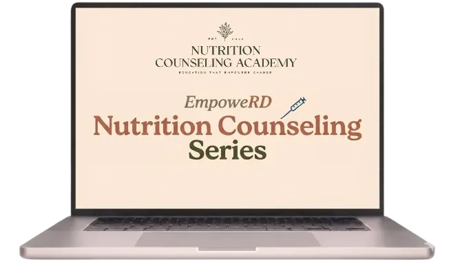 EmpoweRD  GLP-1 Nutrition Counseling Series Mockup