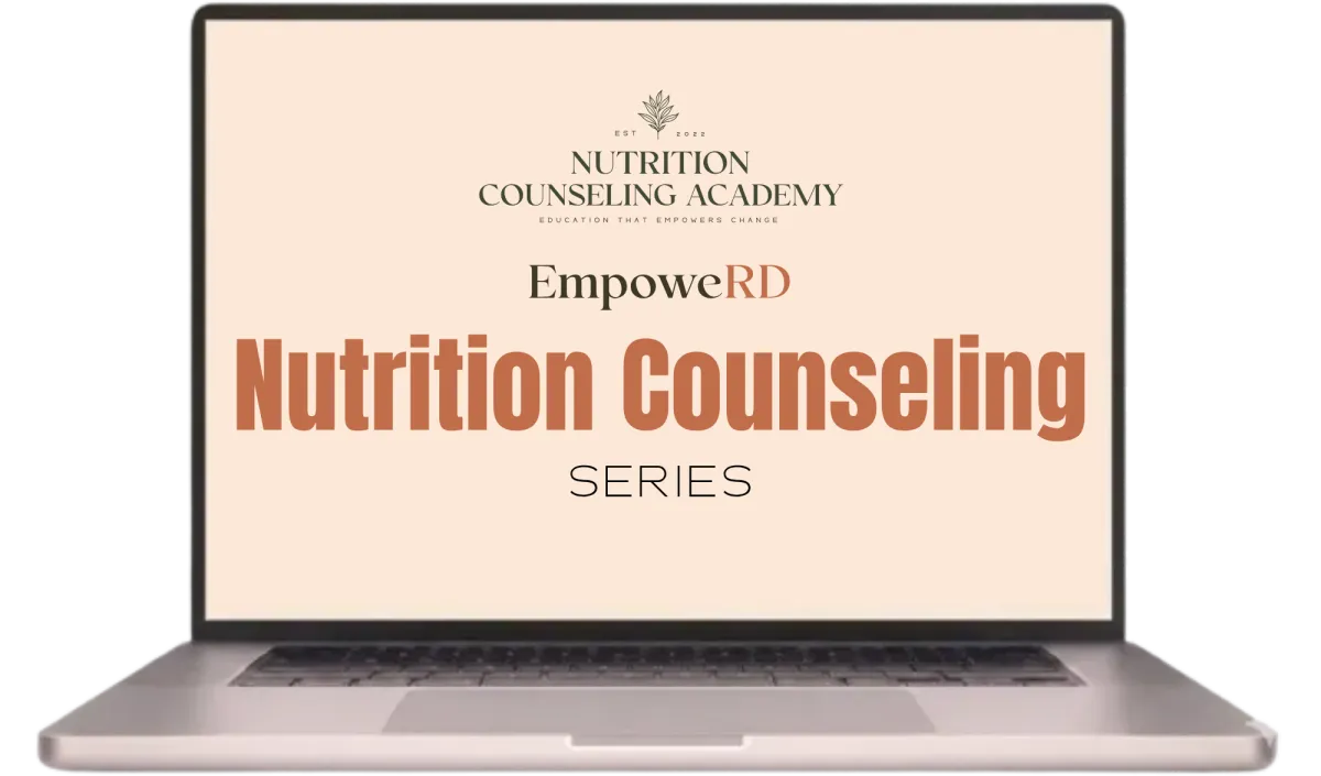 EmpoweRD  GLP-1 Nutrition Counseling Series Mockup
