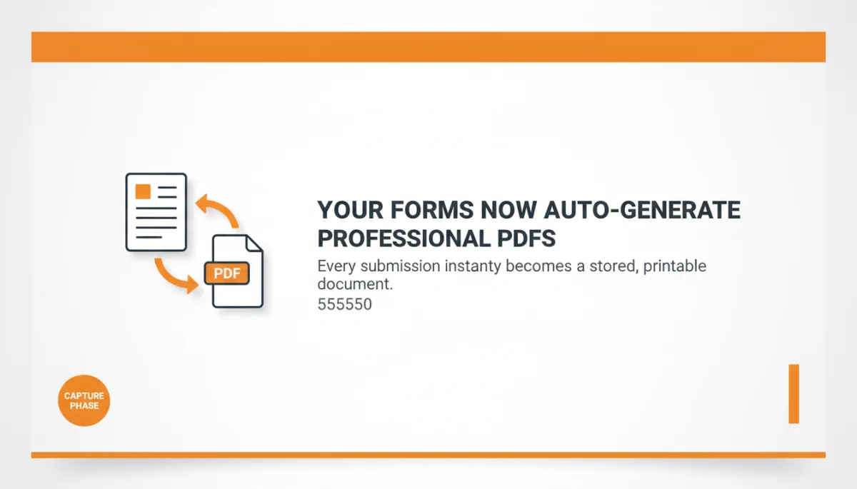 Auto-Generated PDFs for Client Submissions