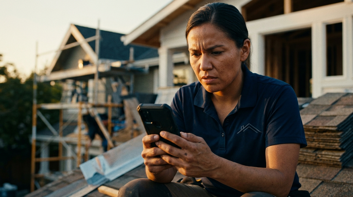 Learn how to improve online reputation for local service businesses using automated background systems. Discover the growth loop for roofing and remodeling firms.