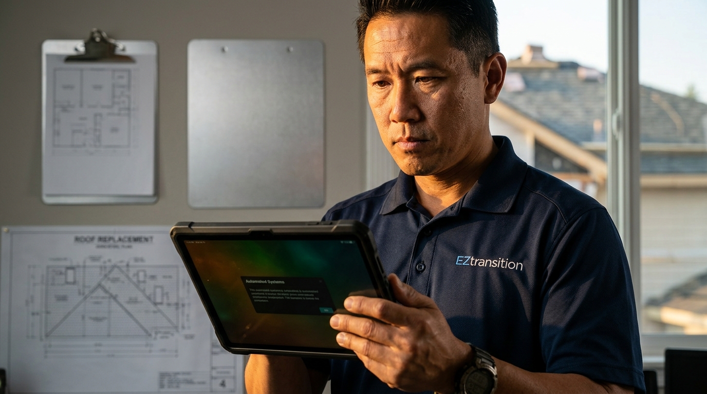 Stop losing roofing and remodeling jobs. Discover how AI business automation tools for small business owners capture leads and book estimates 24/7 automatically.