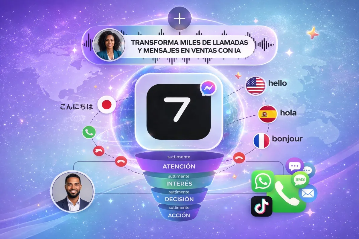 Mensajería con IA - Ilustración