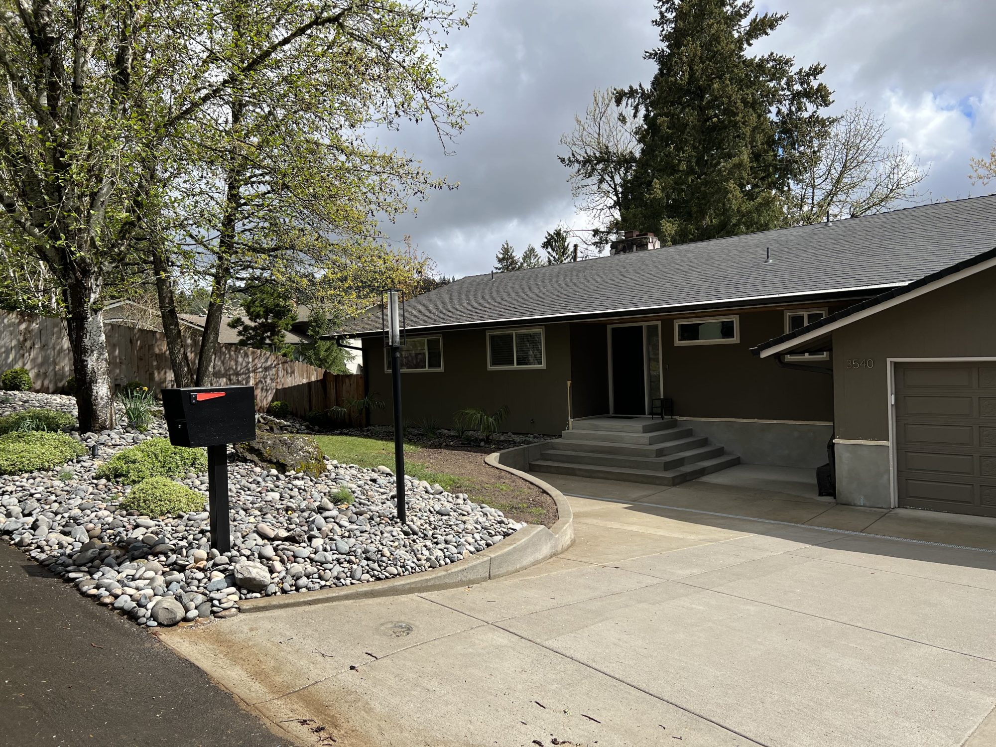 Portland Concrete levels sidewalks