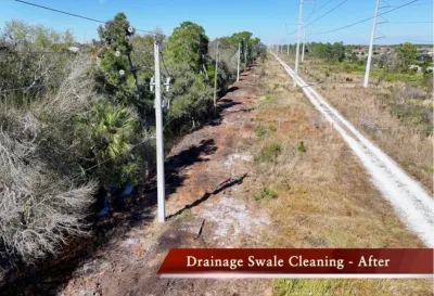 Drainage Swale Cleaning - After