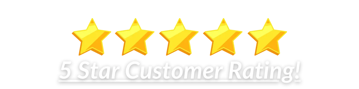 5 star customer rating
