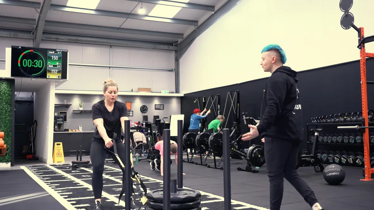 Community training session at The PT Hub Ayrshire