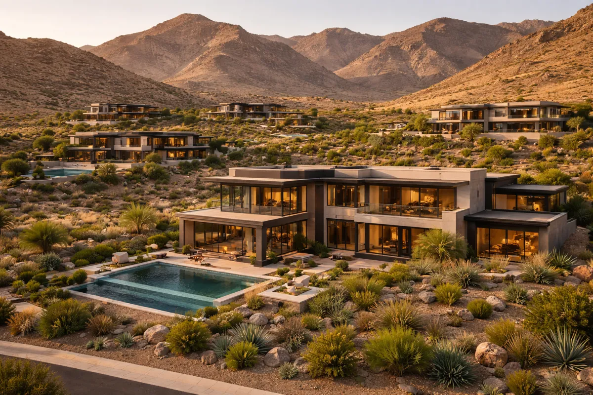 Luxury hillside homes for comparing Roma Hills and Ascaya