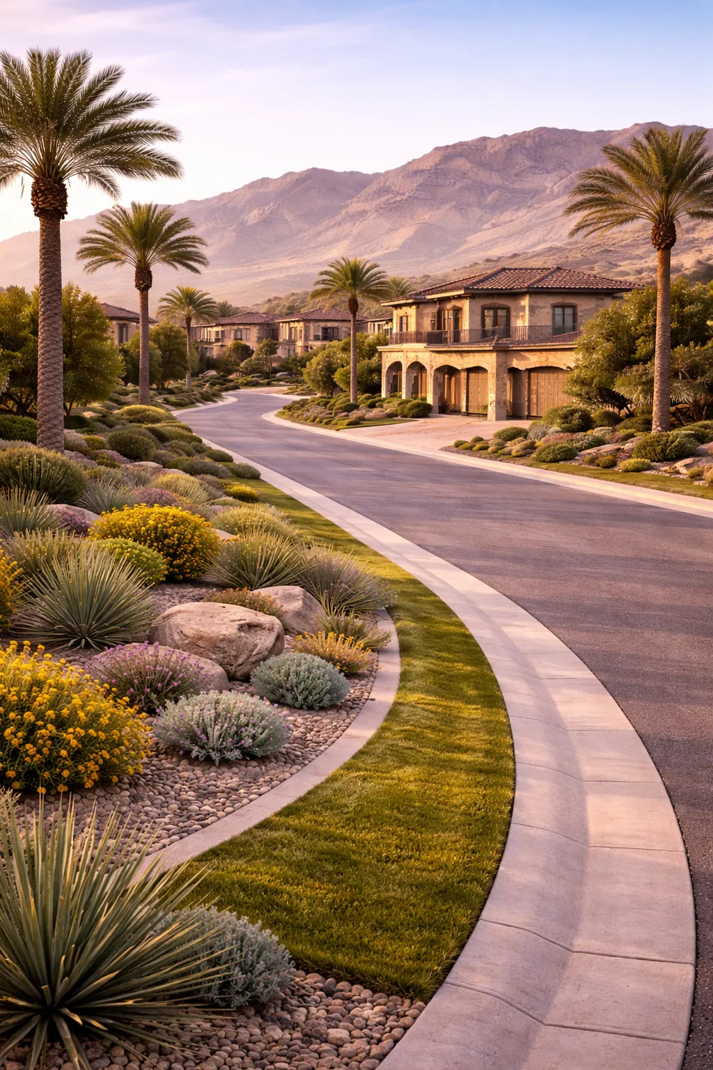 Henderson foothills residential setting for wider lifestyle comparison