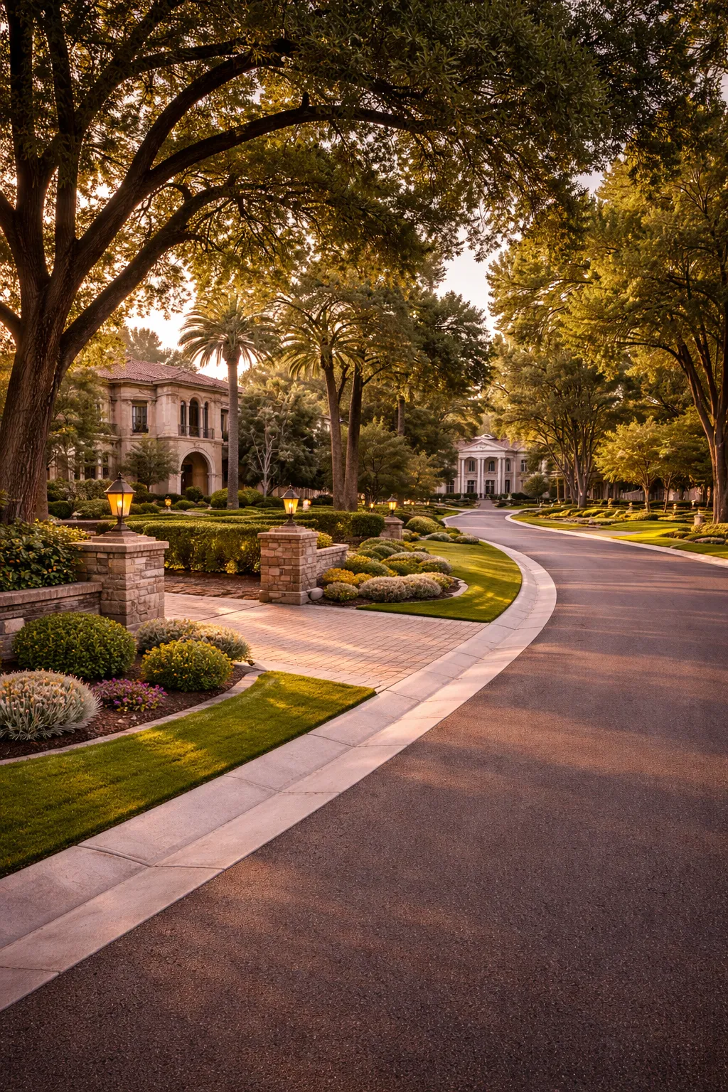 Large custom homes and mature tree-lined street in Scotch Eighties