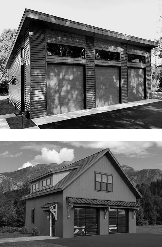 Detached two-car garage with loft space built in Sewickley, Pittsburgh