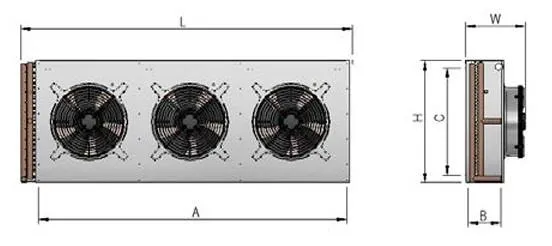 Guntner 1×3 Fan Condenser