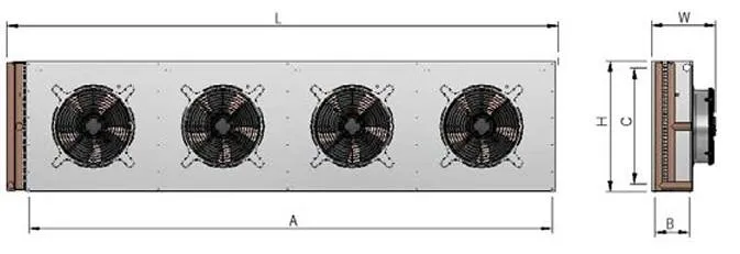 Guntner 1×4 Fan Condenser