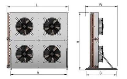 Guntner 2×2 Fan Condenser