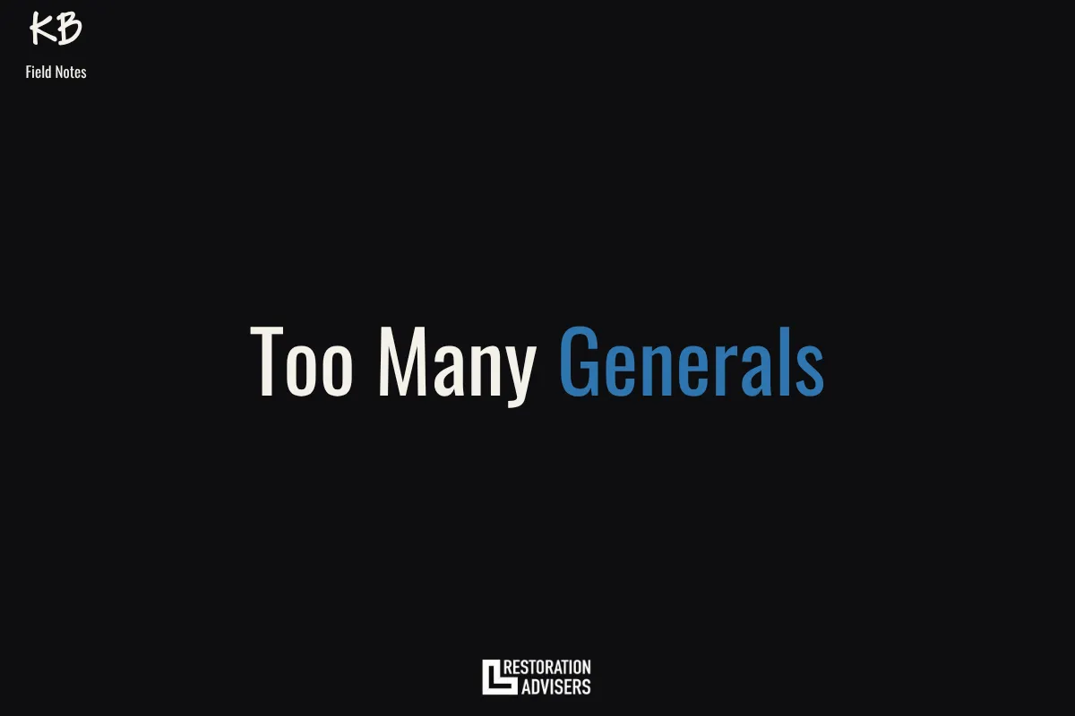 Too Many Generals