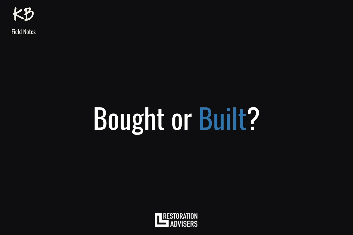 Is Growth Bought or Built?