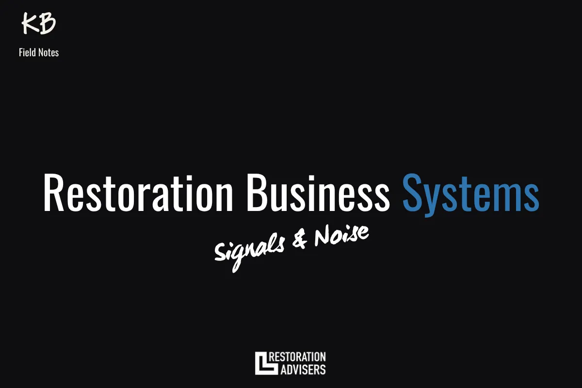 What Is a Restoration Business System and Why It Matters