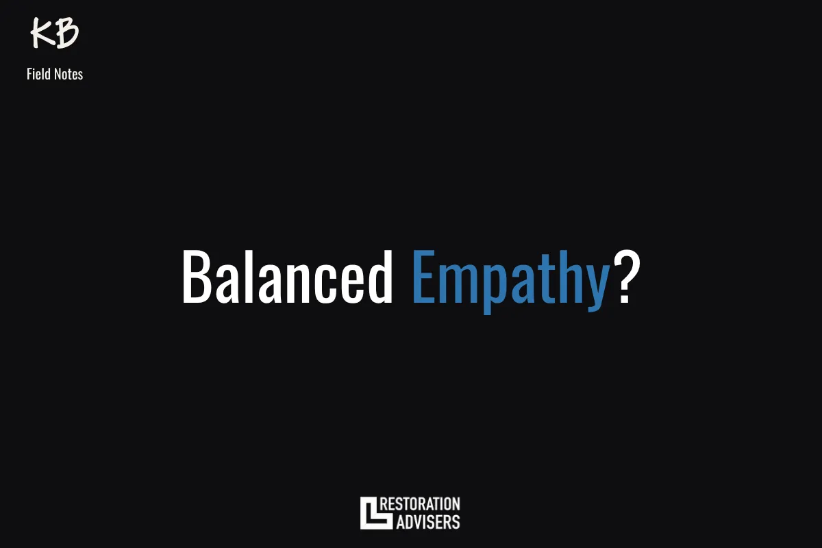 How Restoprueners™️  Get Stuck in Empathy & Overload 