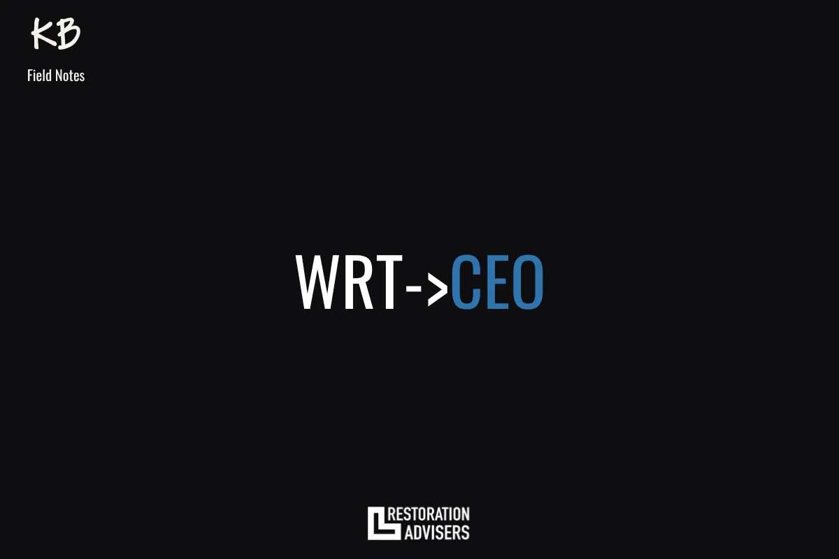 WRT-CEO Path