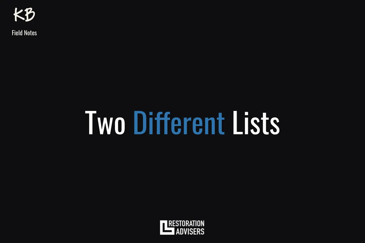 Two Different Lists