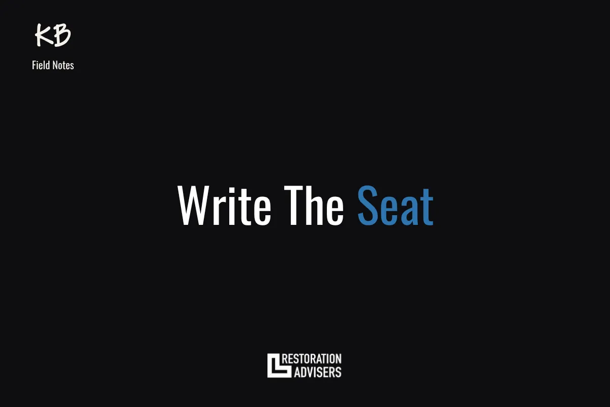 Write The Seat
