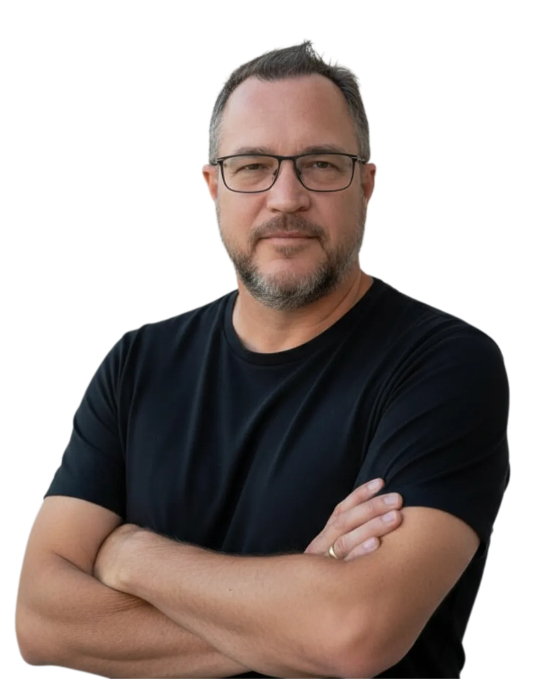 Paul Spinoglio, founder of Spinoglio Hospitality Lab and creator of The Menu Profit System, posing with arms crossed.