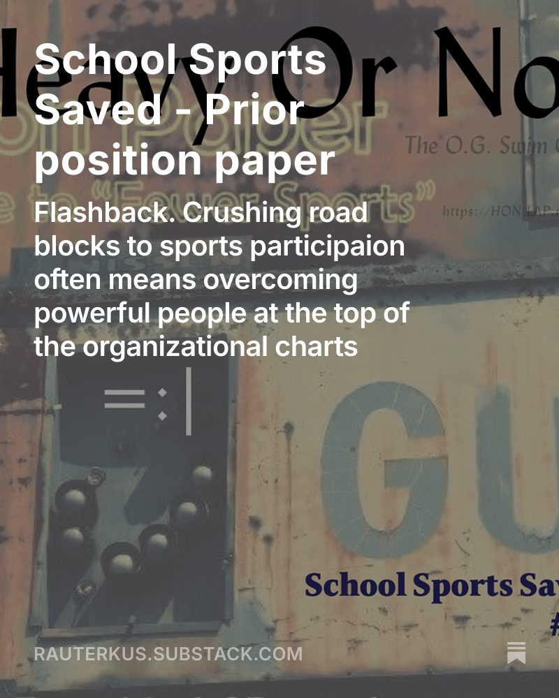 Scholastic Sports Saved
