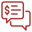 Chat and document icon representing Stonebridge Insurance educating and informing clients about coverage