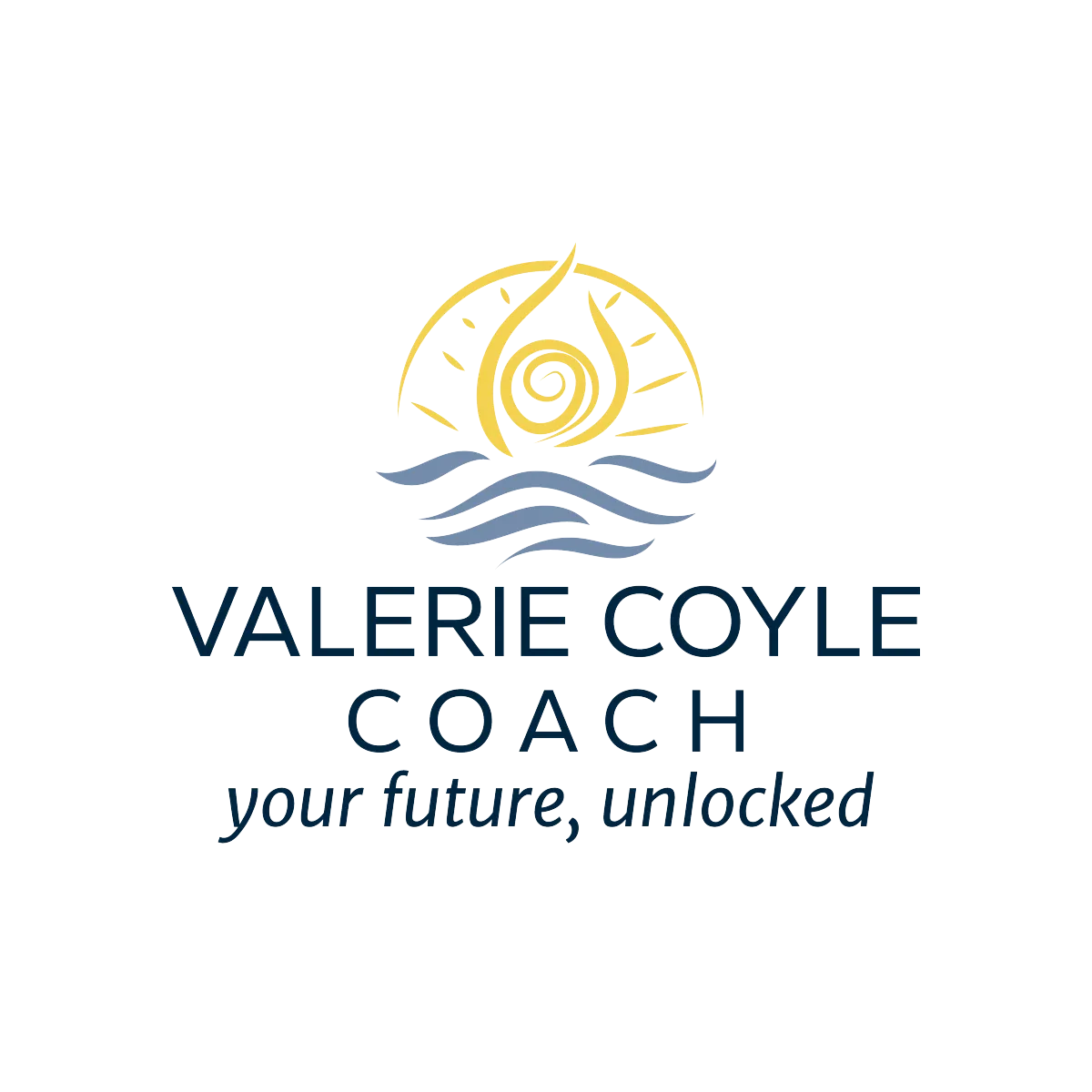 Valerie Coyle Coach logo, symbolizing professional services to help clients become unstuck. 