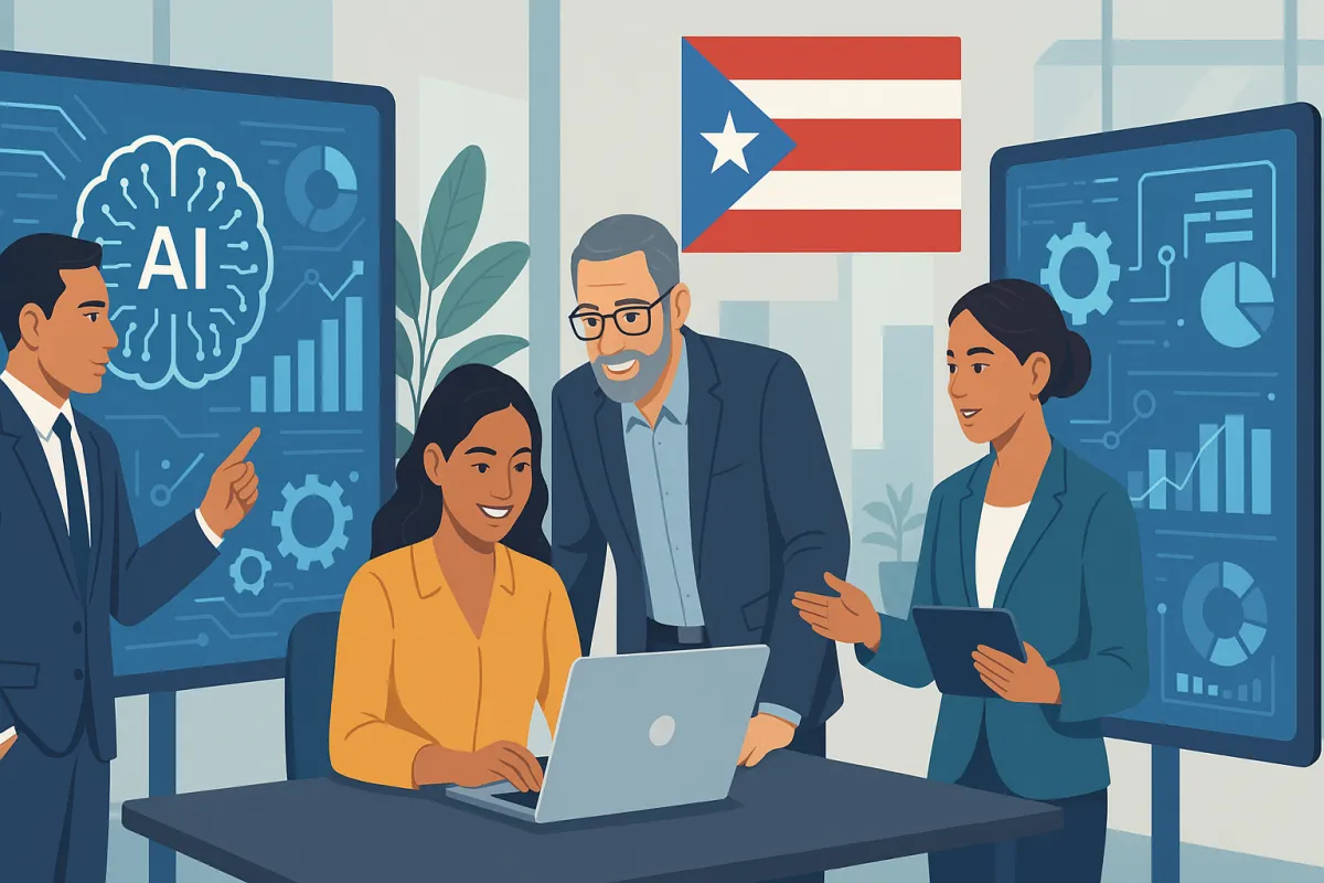 Cómo la Estrategia de IA Transforma las PYMEs: El Papel de Puerto Rico AI Solutions