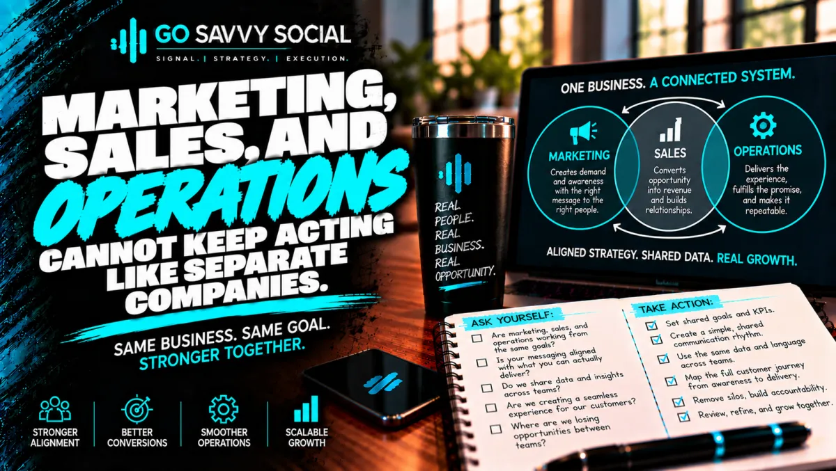 Marketing, Sales, and Operations Cannot Keep Acting Like Separate Companies | Go Savvy Social
