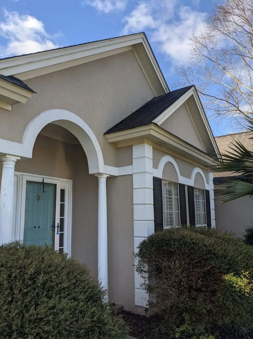Home entry and front walk after cleaning, Glynn County GA
