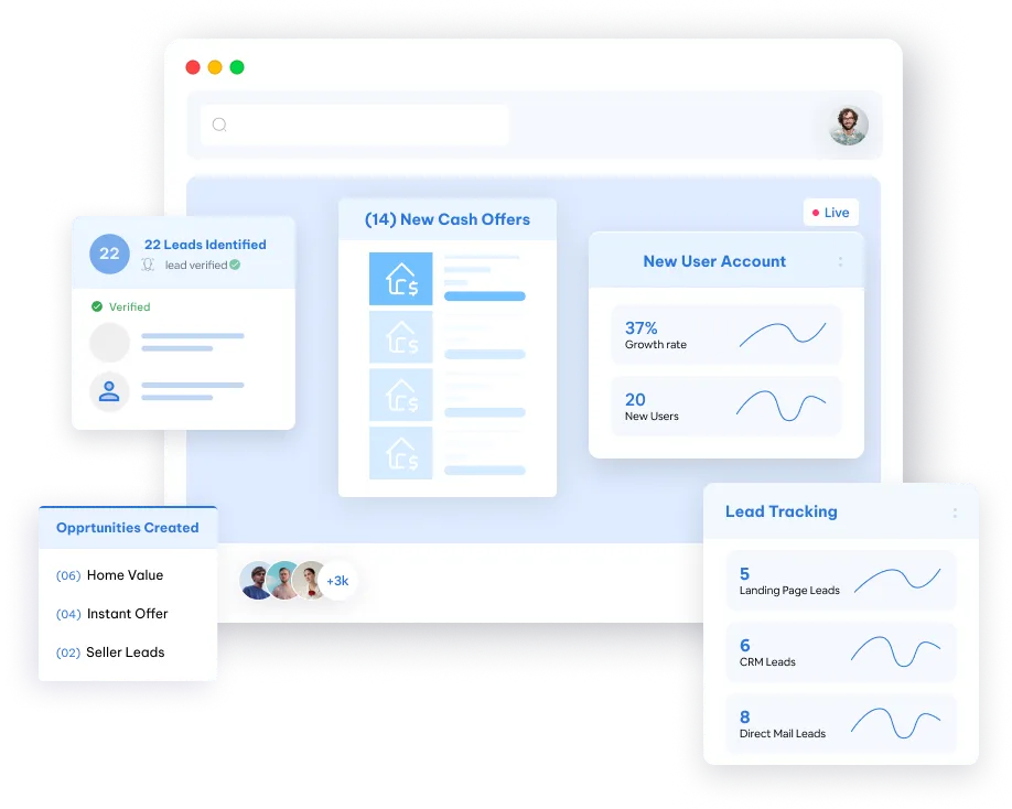 Cash Offer Platform Dashboard