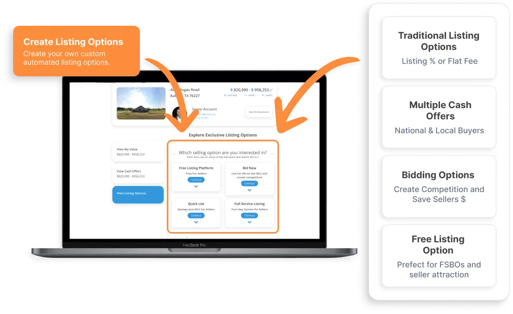 Custom Listing Options