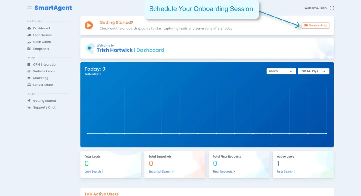 Cash Offer Platform Onboarding Call
