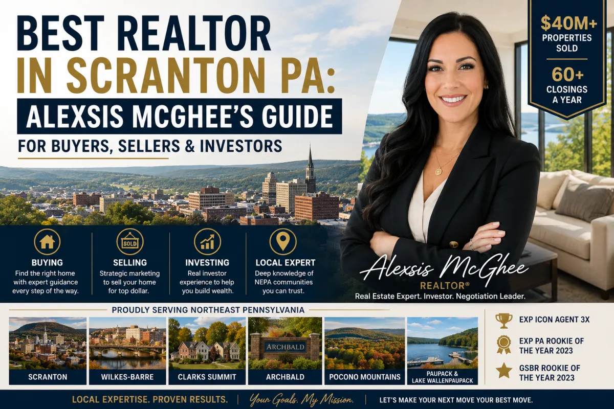 Best Realtor in Scranton PA: Alexsis McGhee's Guide for Buyers, Sellers & Investors