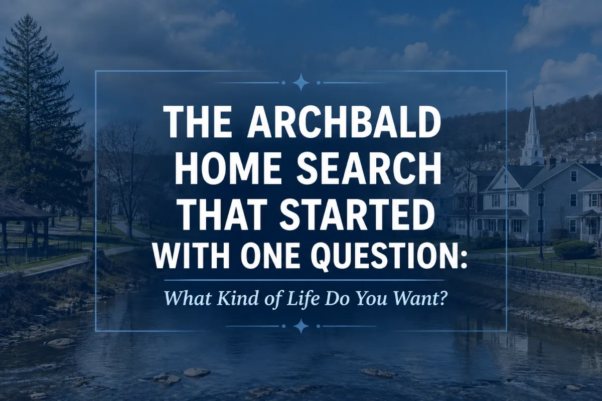 The Archbald home search that started with one question about lifestyle