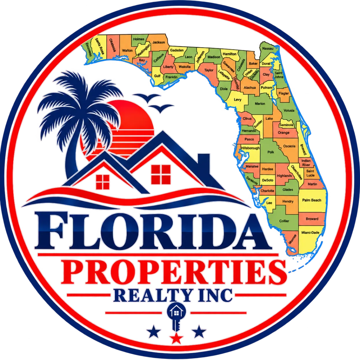 Florida Properties Reality INC Logo