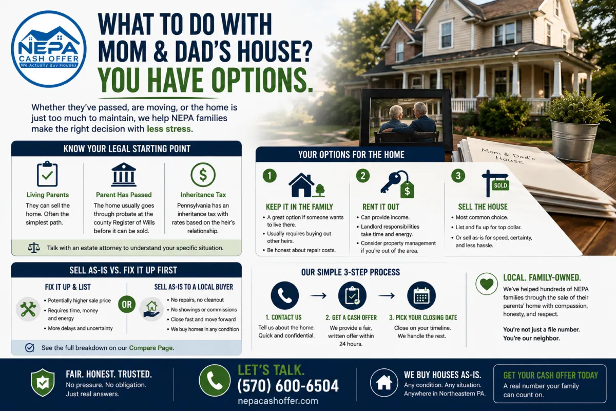 What to Do With Your Parents' House in Lackawanna County