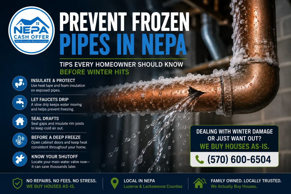 How to Keep Your Pipes From Freezing in a NEPA Winter