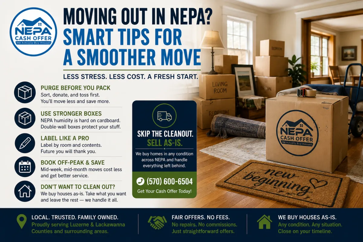Moving and Packing Tips for NEPA Homeowners (Learned From Hundreds of Moves)