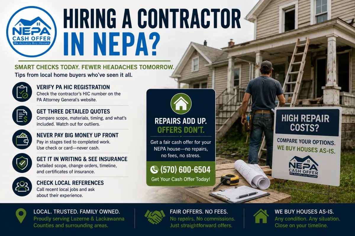 How to Hire a Contractor in NEPA Without Getting Burned
