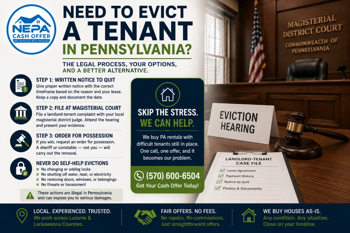 How to Get a Tenant Out Legally in Pennsylvania (Without Making It Worse)