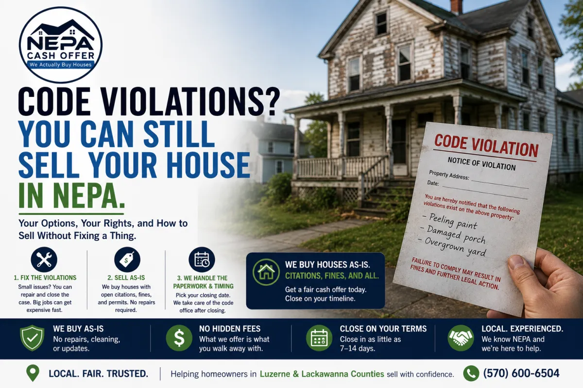 How to Sell a House With Code Violations in NEPA
